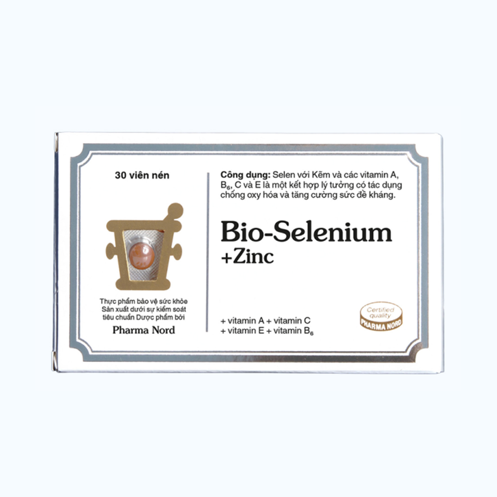Thực phẩm bảo vệ sức khỏe Pharma nord Bio-Selenium + Zinc (Hộp 30 Viên)