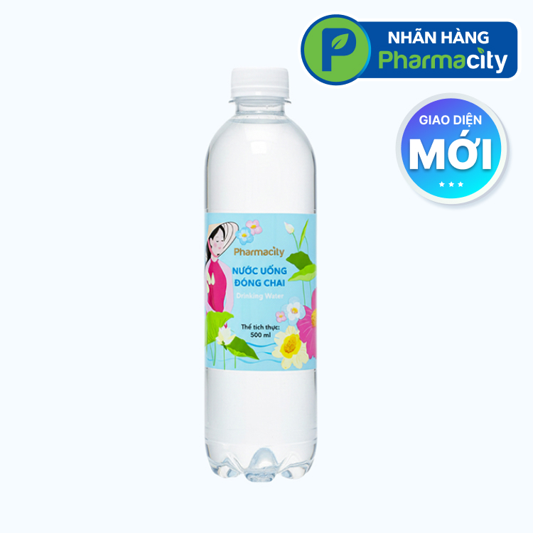 Nước uống đóng chai Pharmacity Festive 2026 tiện lợi (500ml)