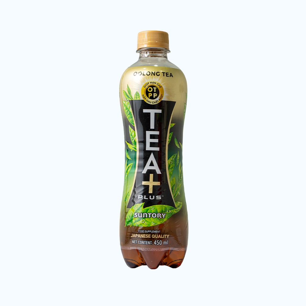 Trà ô long Tea Plus thanh mát, uống lạnh ngon hơn (455ml)