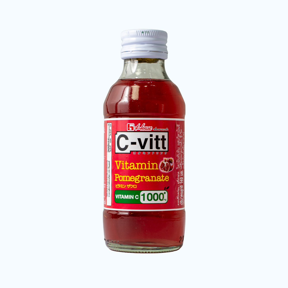 Nước uống C-VITT nước lựu bổ sung vitamin C (Chai 140ml)