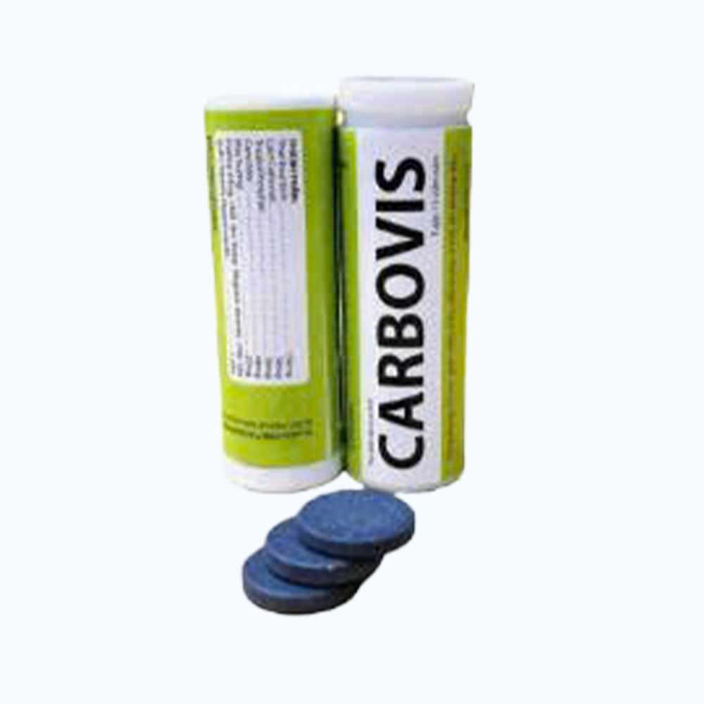 Carbovis Dai Y giảm tiêu chảy, đầy bụng, ợ hơi (Tuýp 15 viên)