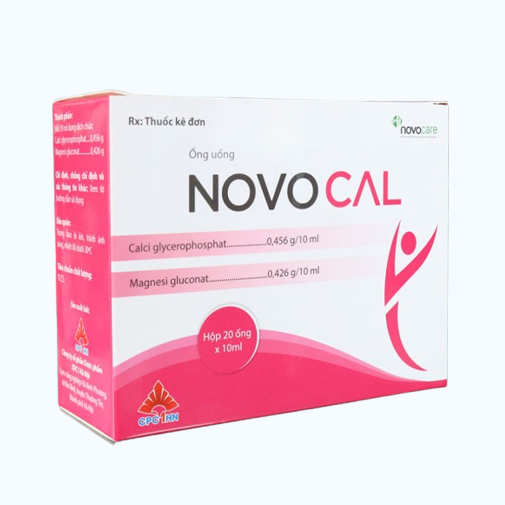 Novocal Bổ trợ cho suy nhược chức năng (Hộp 20 ống)