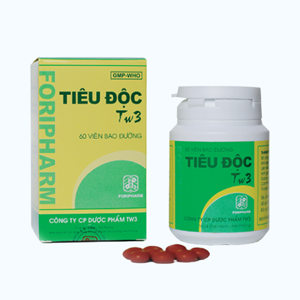Tiêu độc TW3 Foripharm (chai 60 viên)