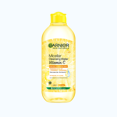 Nước Làm Sạch & Tẩy Trang Garnier Micellar Cleansing Water Vitamin C Sáng Da 400ml