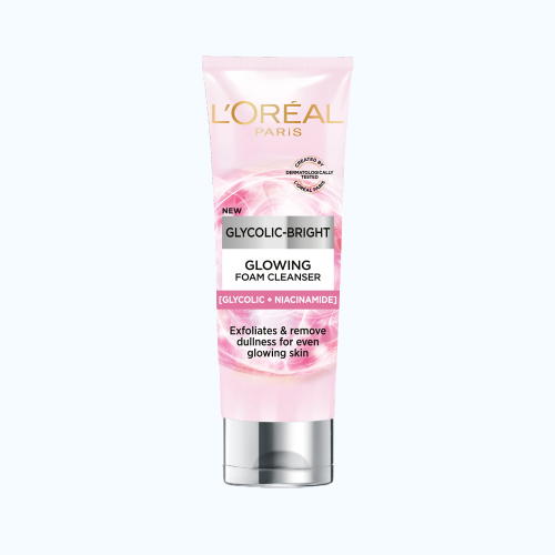 Sữa Rửa Mặt L'Oreal Glycolic Bright Sáng Da 100ml
