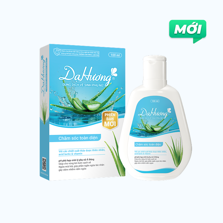 Dung dịch vệ sinh phụ nữ Dạ Hương Chăm sóc toàn diện làm sạch nhẹ nhàng 100ml