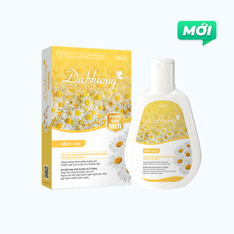 Dung dịch vệ sinh phụ nữ Dạ Hương Mềm mịn phiên bản mới 100ml