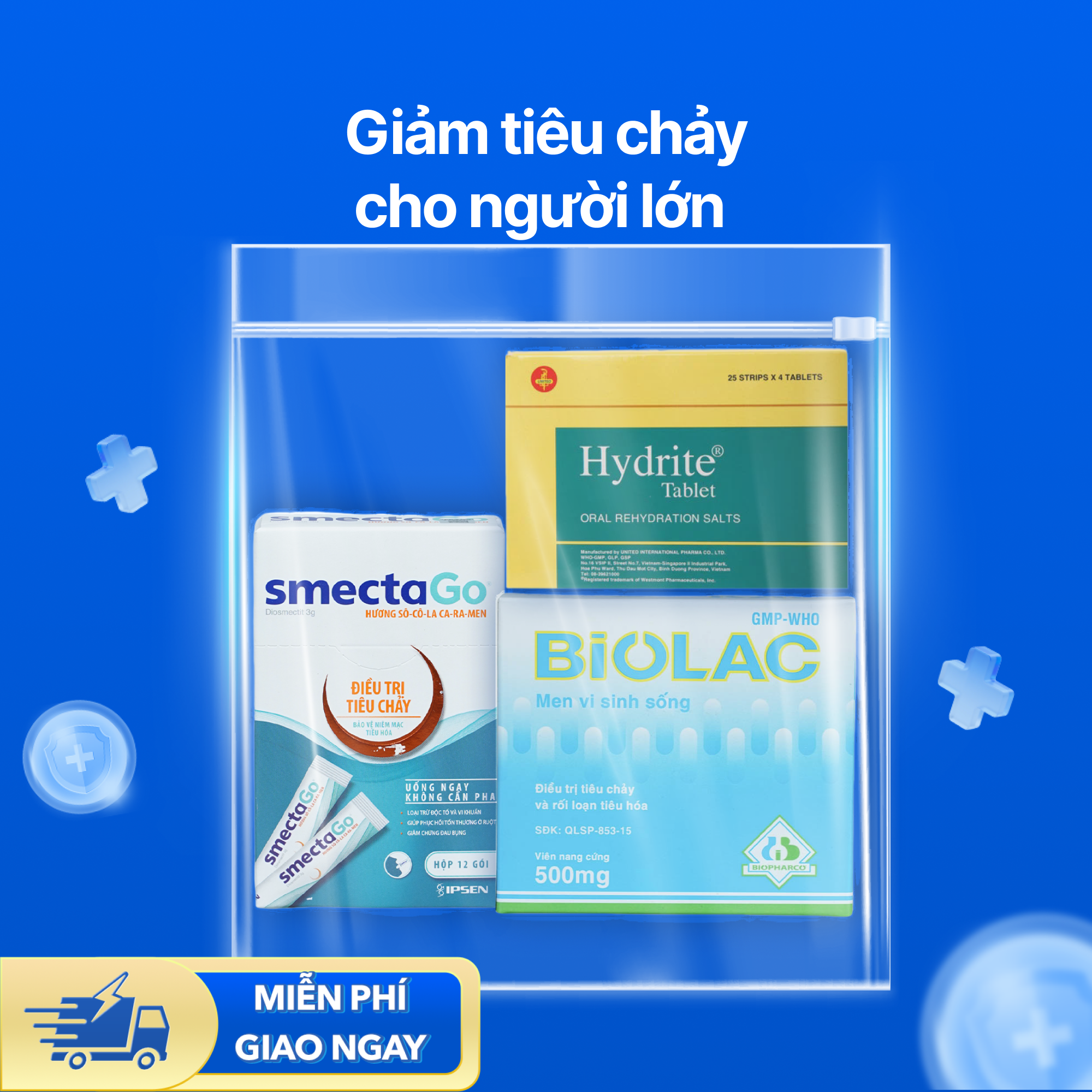 Nhóm sản phẩm giảm tiêu chảy cho người lớn