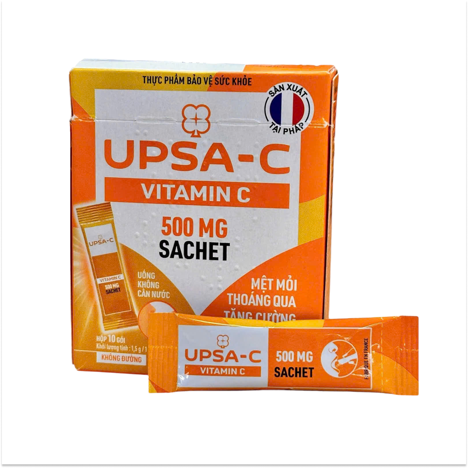 UPSA C VITAMIN C 500MG HỘP 10 GÓI