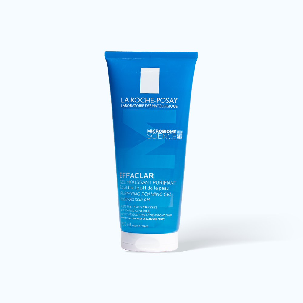Gel rửa mặt tạo bọt cho da dầu và nhạy cảm La Roche-posay Effaclar 200ml