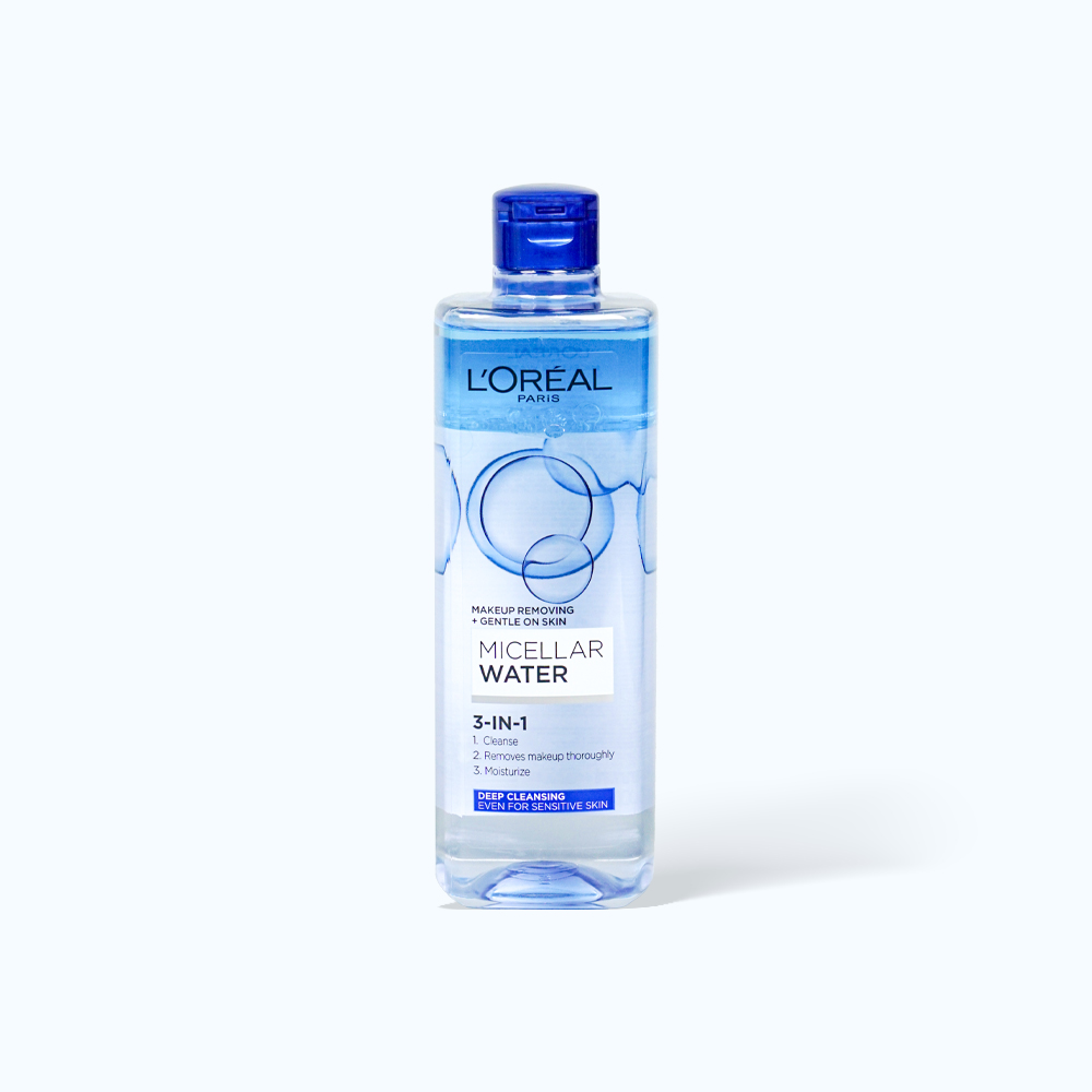 Nước tẩy trang L'Oréal Micellar Water Deep Cleansing sạch sâu chai 400ml