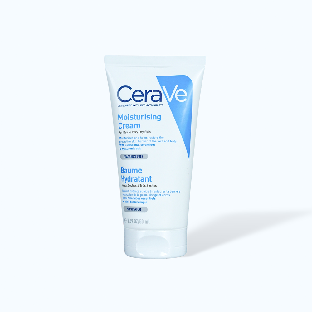 Kem dưỡng ẩm cho da khô CeraVe Moisturising Cream (50ml)