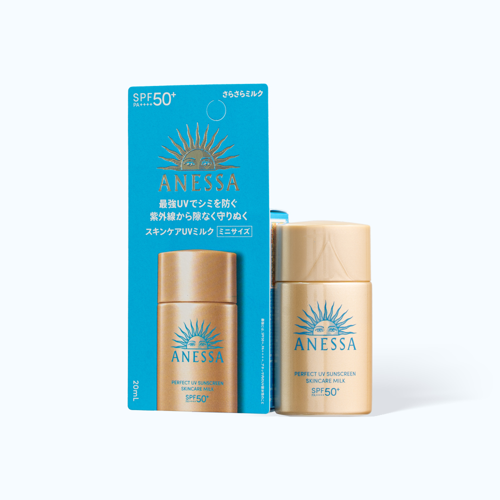 Sữa Chống Nắng Anessa Dưỡng Da Kiềm Dầu Bảo Vệ Hoàn Hảo SPF50+ PA++++ 20ml