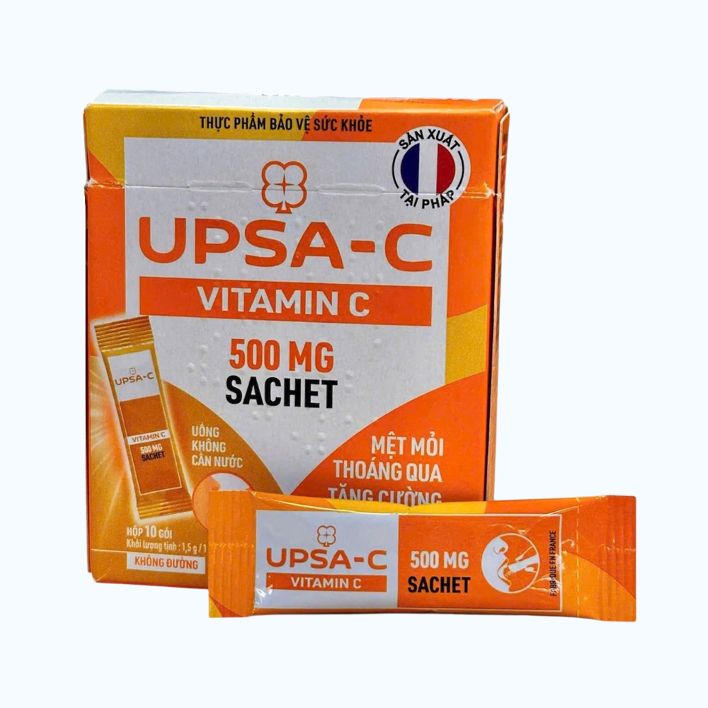 UPSA C VITAMIN C 500MG HỘP 10 GÓI