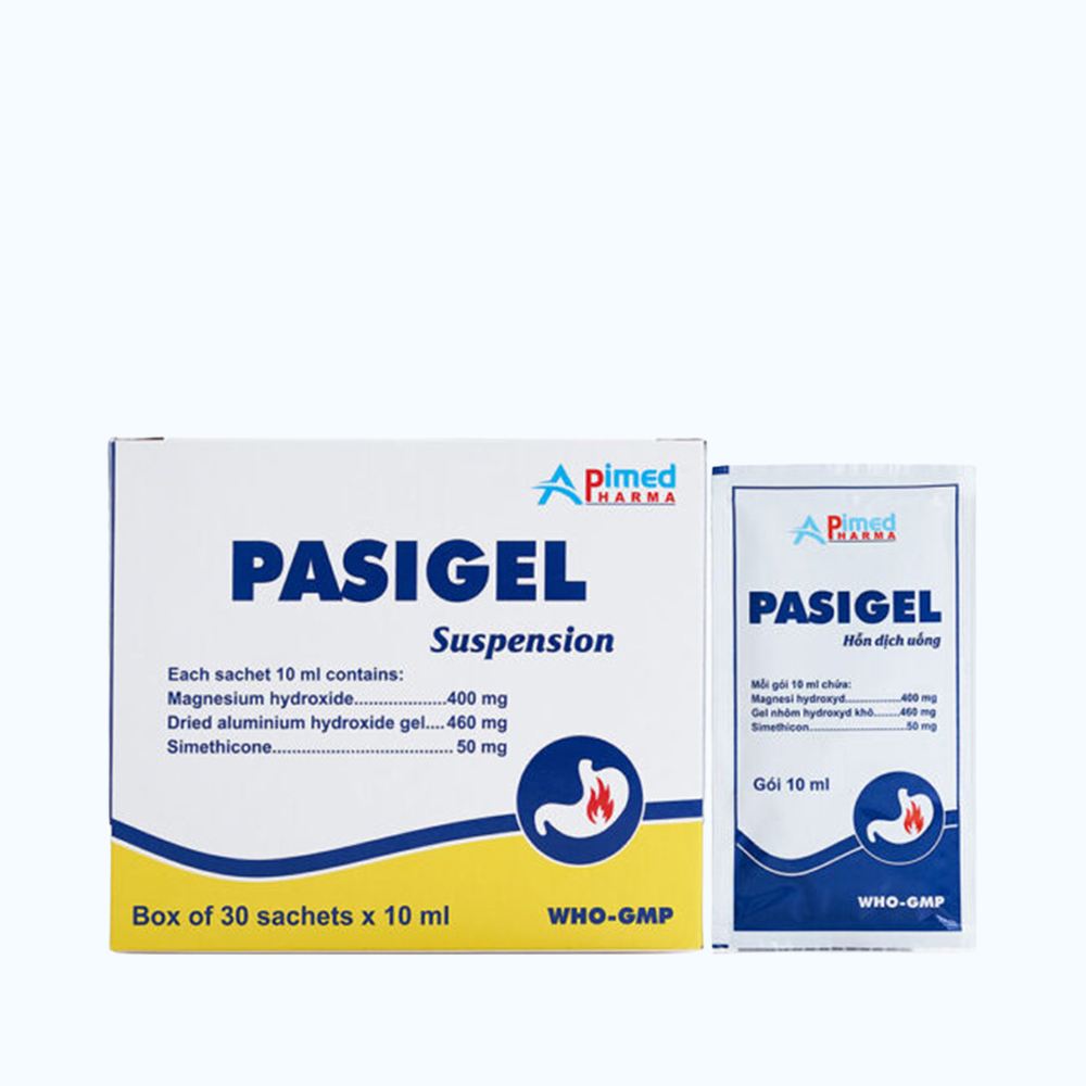 Pasigel 10ml Apimed (30 gói x 10ml)