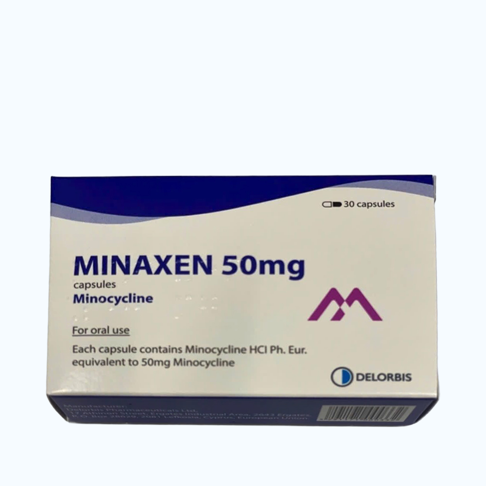 Minaxen 50MG Delorbis (Hộp 3 vỉ x 10 viên)