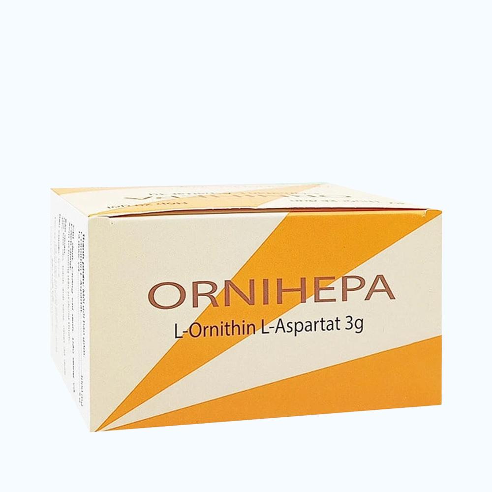 Thuốc Ornihepa điều trị tình trạng tăng ammoniac do các bệnh lý về gan (20 gói)
