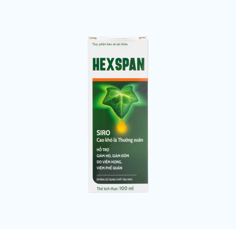 Hexspan Siro Chiết Xuất Lá Thường Xuân 100ml