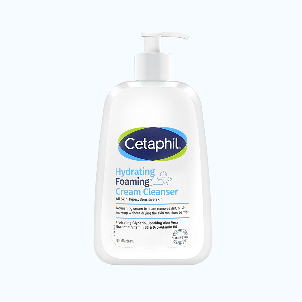 Sữa Rửa Mặt Tạo Bọt Lành Tính Cho Da Nhạy Cảm Cetaphil Hydrating Cream Cleanser 236ml
