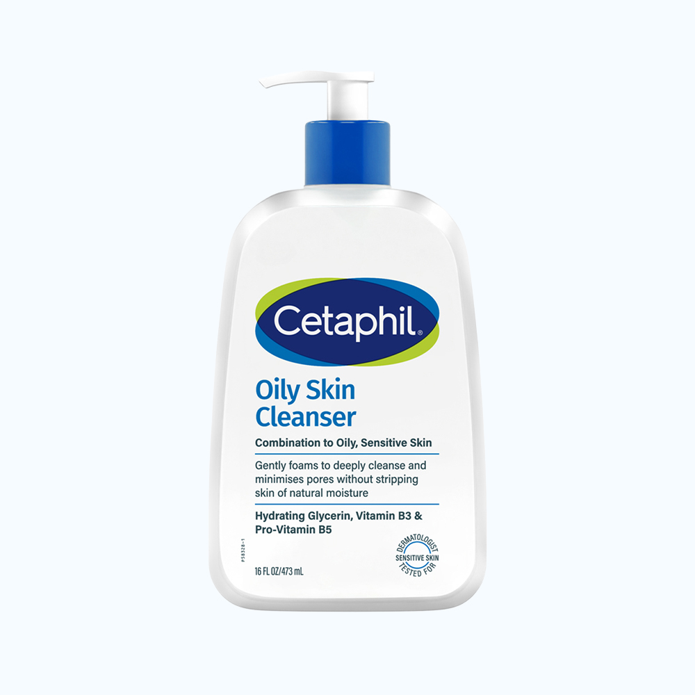 Sữa rửa mặt Cetaphil Oily Skin Cleanser cho da dầu, nhạy cảm (473ml)
