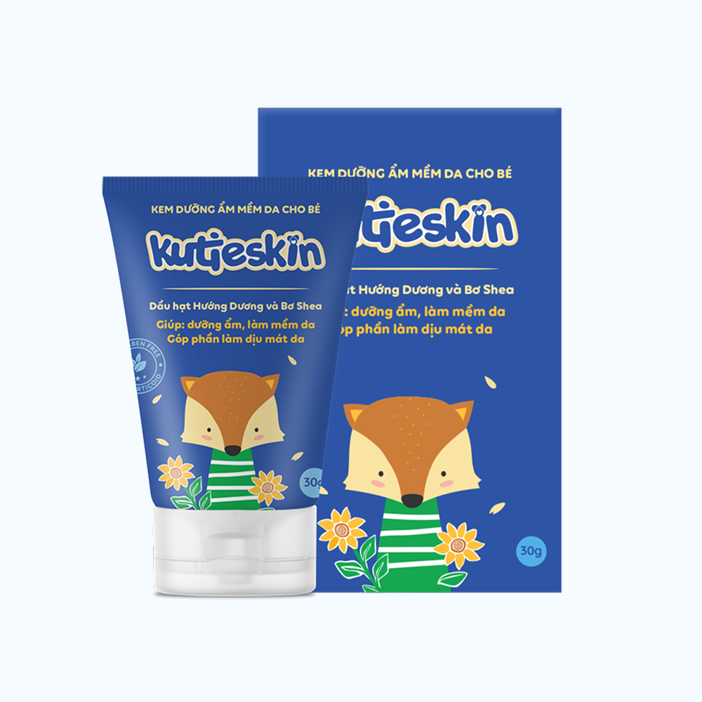 Kem Dưỡng Ẩm Kutieskin Mềm Da Hàng Ngày Cho Bé 30g