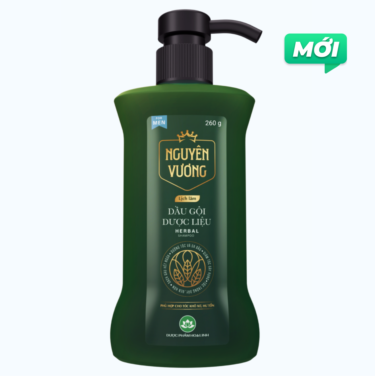 Dầu Gội Dược Liệu Nguyên Vương Lịch Lãm 260G