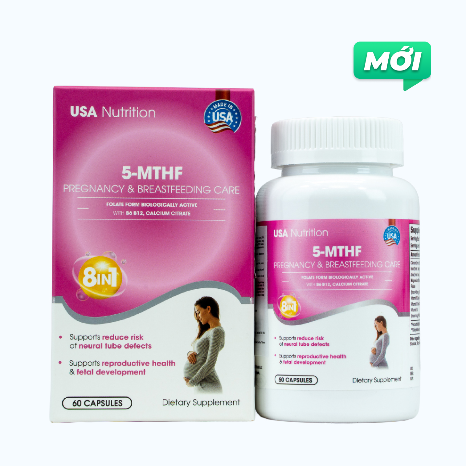USA NUTRITION Pregnancy & Breastfeeding Care (Hộp 60 viên)