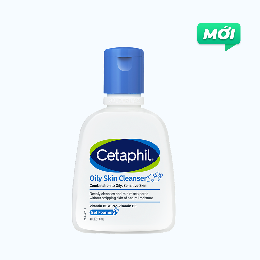 Sữa rửa mặt cho da dầu Cetaphil Oily Skin Cleanser (118ml)