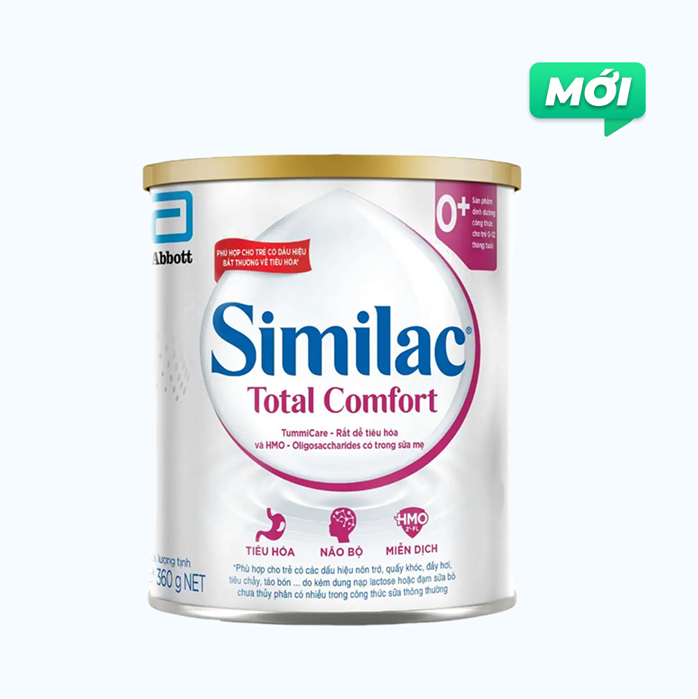 Sữa bột dinh dưỡng Similac Total Comfort 0+ cho trẻ 0-12 Tháng (Lon 360g)