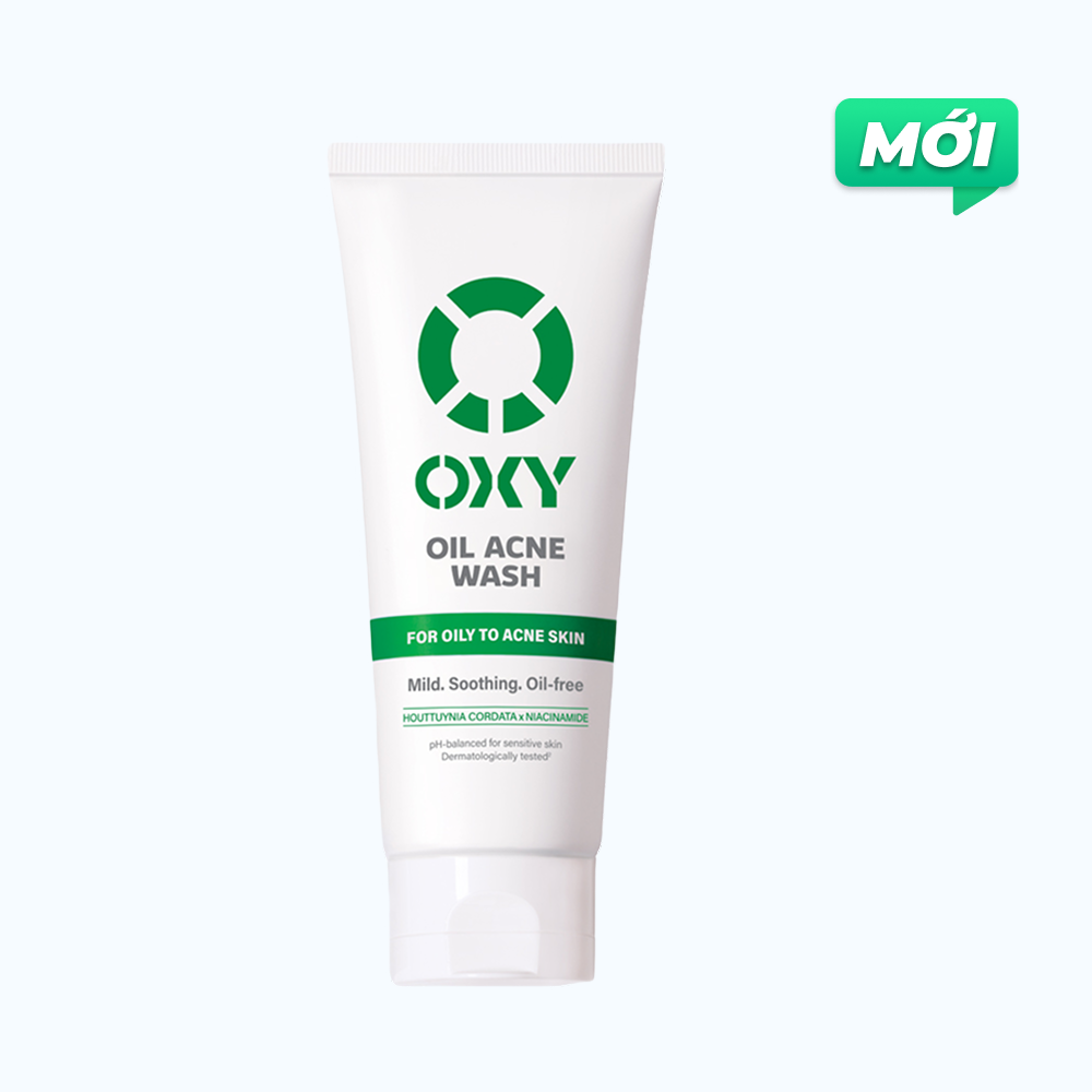 Oxy Sửa Rửa Mặt Nam kiềm dầu Oil Acne Wash