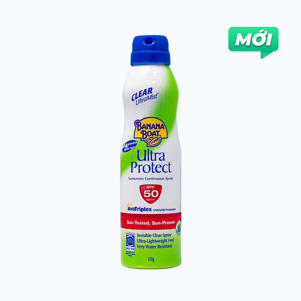 Xịt Chống Nắng Banana Boat Sport Ultra Sunscreen Continuous Spray SPF65 PA++++ 170g
