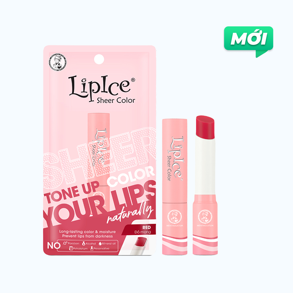 Son Dưỡng Có Màu Lipice Sheer Color 2.4g .#Brick Red