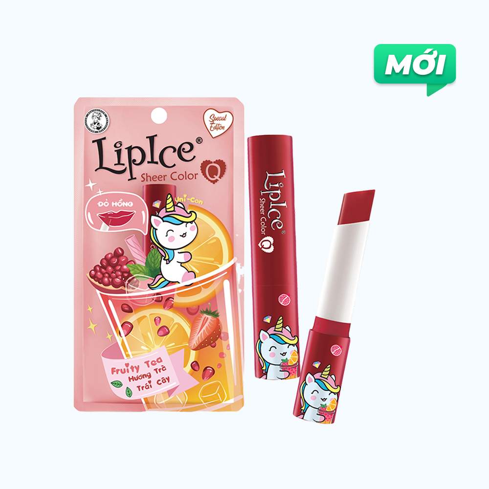 Son Dưỡng Có Màu Lipice Sheer Color Q 2.4g .#Fruity Tea Hương Trái Cây