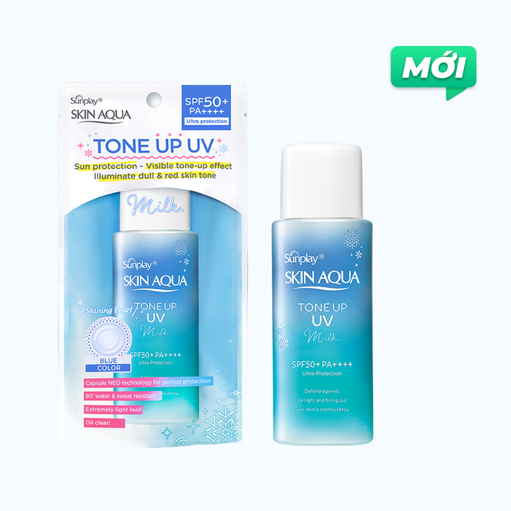 SỮA CHỐNG NẮNG HIỆU CHỈNH SẮC DA SUNPLAY SKIN AQUA TONE UP UV BLUE 50G