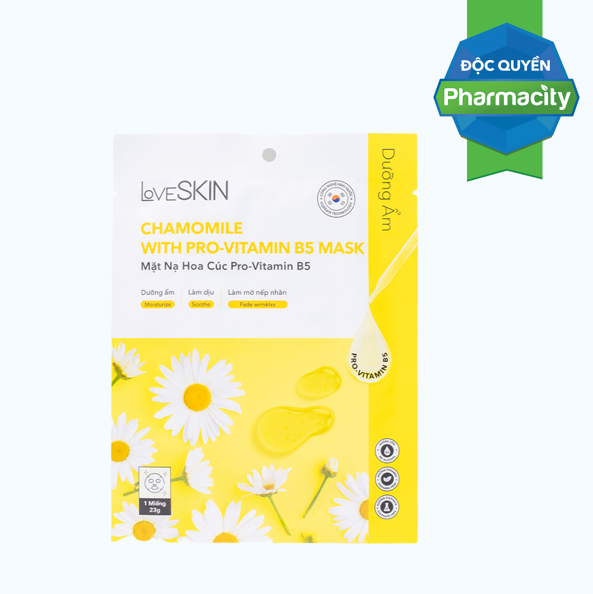 LoveSkin Hoa Cúc Pro Vitamin B5 làm dịu, dưỡng ẩm da (gói 23g)