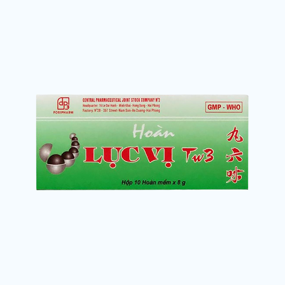 Hoàn lục vị TW3 Foripharm hỗ trợ điều trị tinh huyết suy kém, mỏi gối (10 viên)