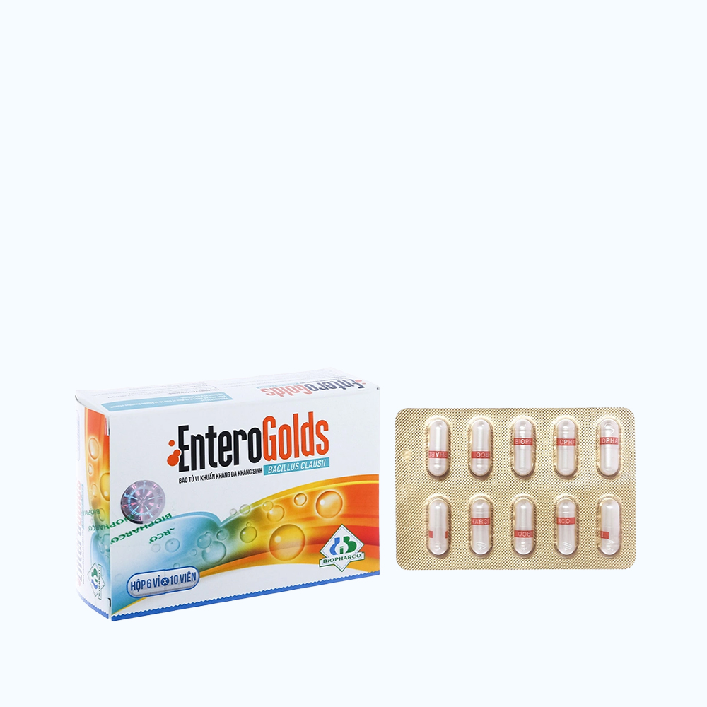 EnteroGolds Biopharco (Hộp 6 vỉ x 10 viên)