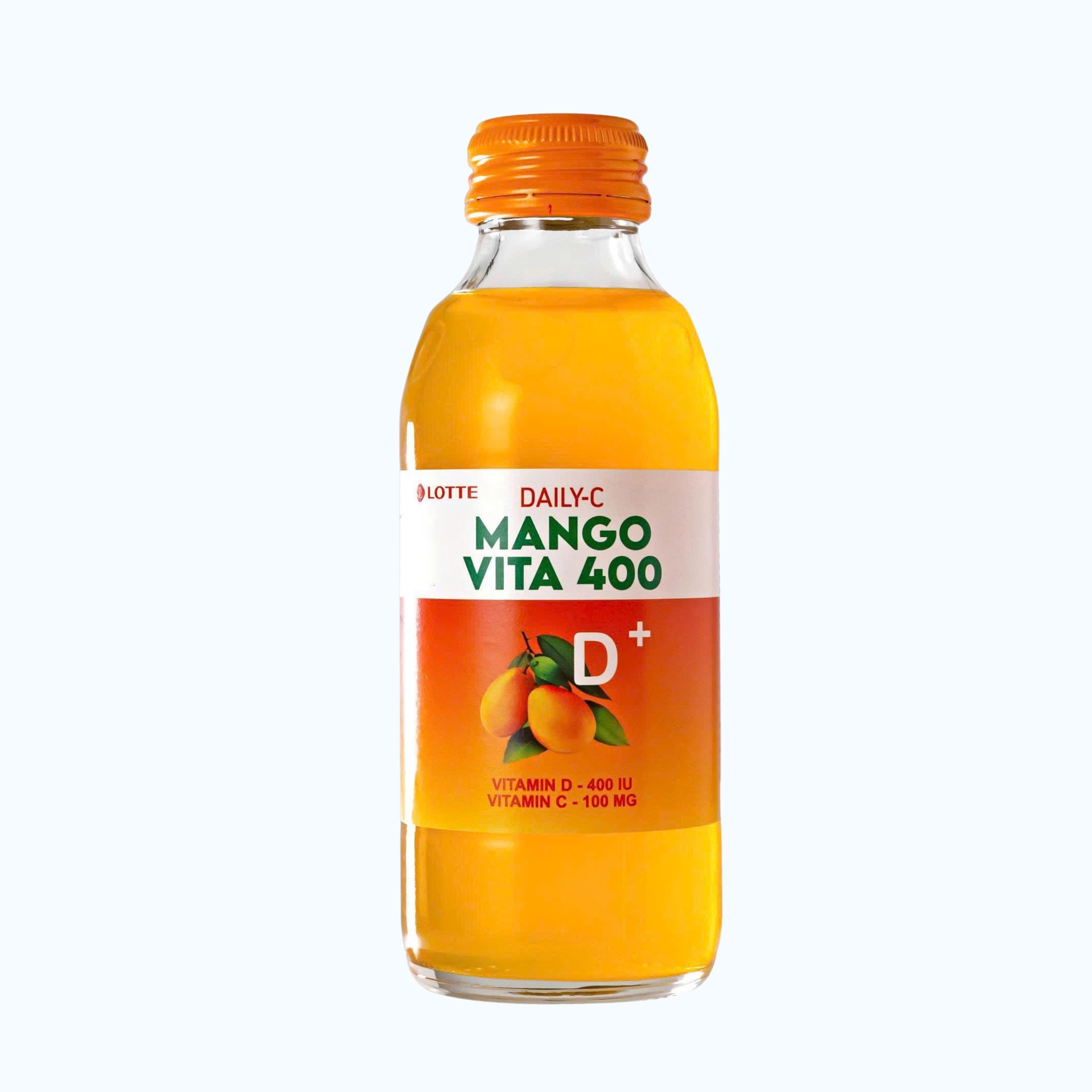 Nước uống giải khát DAILY-C vị xoài bổ sung vitamin D (140ml)
