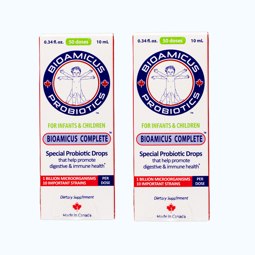 Combo 2 chai dung dịch uống BIOAMICUS Complete men vi sinh (Chai 10ml)