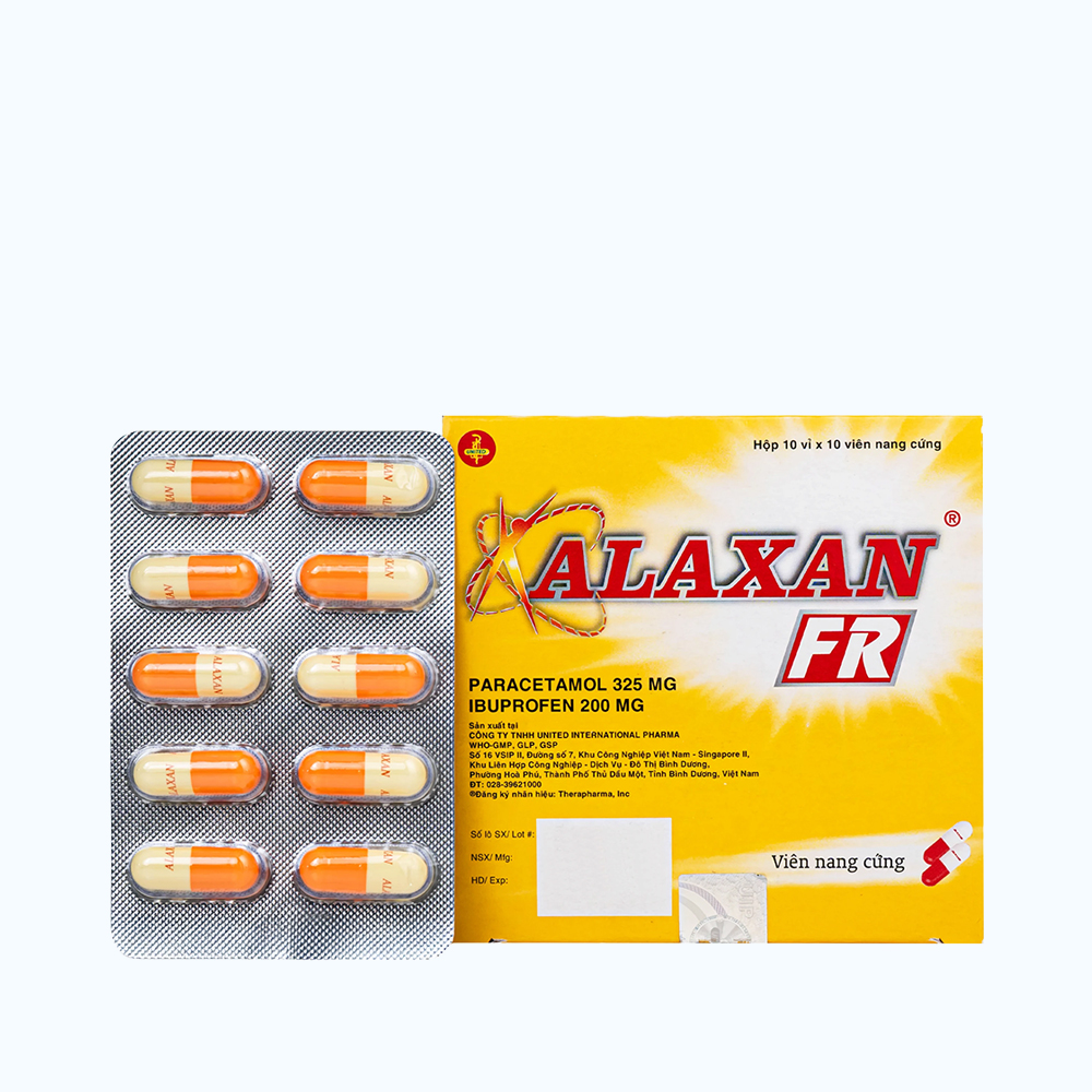 Alaxan FR United (Hộp 10 vỉ x 10 viên)