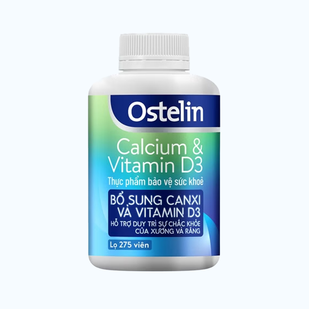 Ostelin Calcium & Vitamin D3 (Lọ 275 Viên)