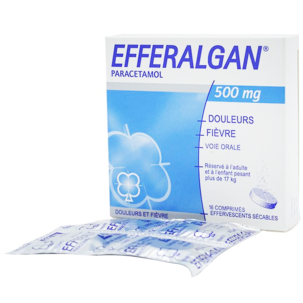 Viên sủi Efferalgan 500mg giảm đau hạ sốt nhanh