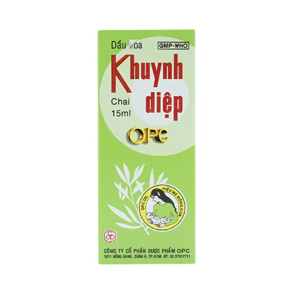 Dầu Khuynh Diệp OPC phòng và trị cảm cúm, sổ mũi, nghẹt mũi (chai 15ml)