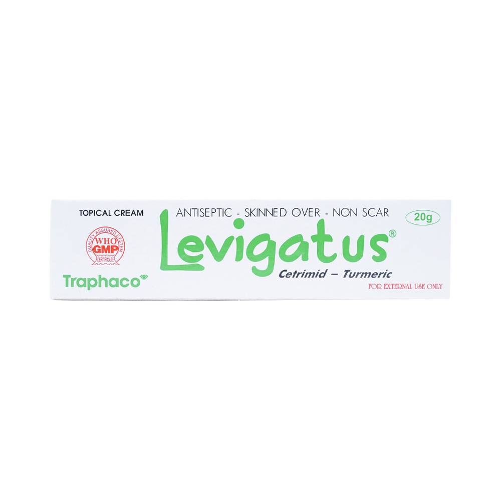 Kem bôi da Levigatus sát khuẩn, liền da, tránh lên sẹo (tuýp 20g)