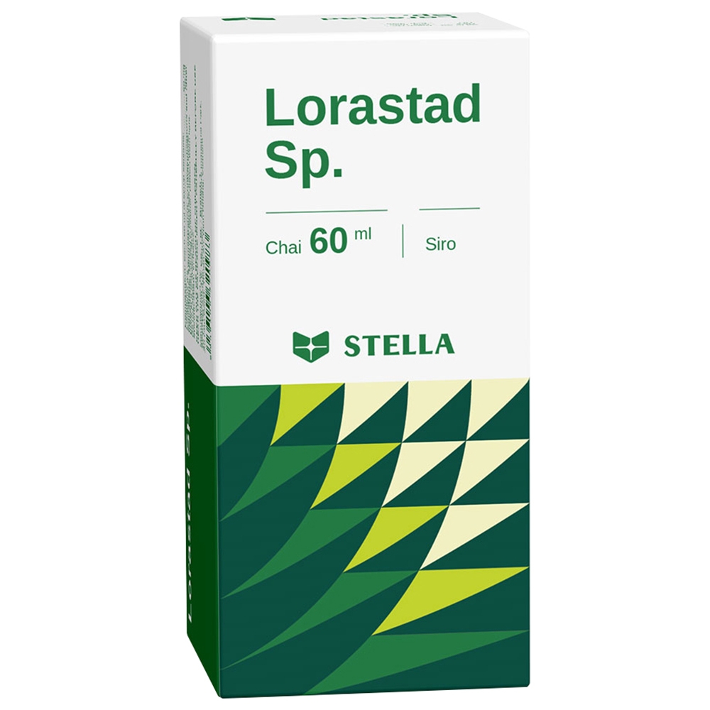 Siro Lorastad SP STELLA giảm viêm mũi dị ứng, mày đay (60ml)