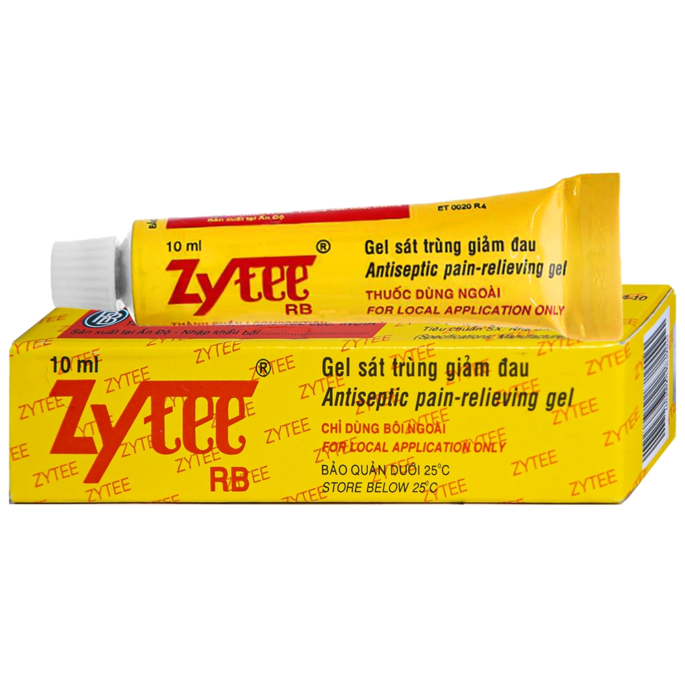 Gel bôi Zytee RB kháng viêm, sát trùng (tuýt 10ml)