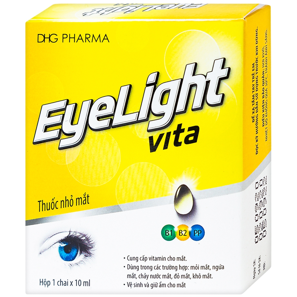 Eyelight Vita cung cấp vitamin giữ ẩm cho mắt (chai 10ml)