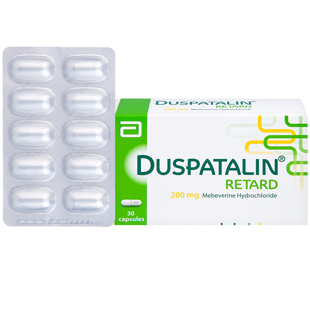 Thuốc Duspatalin Retard 200mg (hộp 30 viên) điều trị đau do rối loạn tiêu hóa
