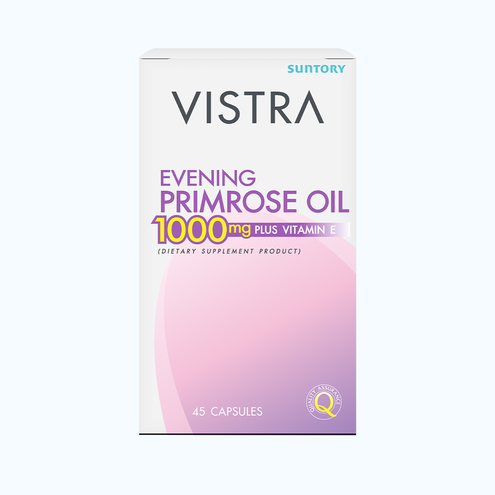 Thực phẩm bảo vệ sức khỏe Vistra-Evening Primrose Oil 1000 Mg Plus Vitamin E (Hộp 45 Viên)