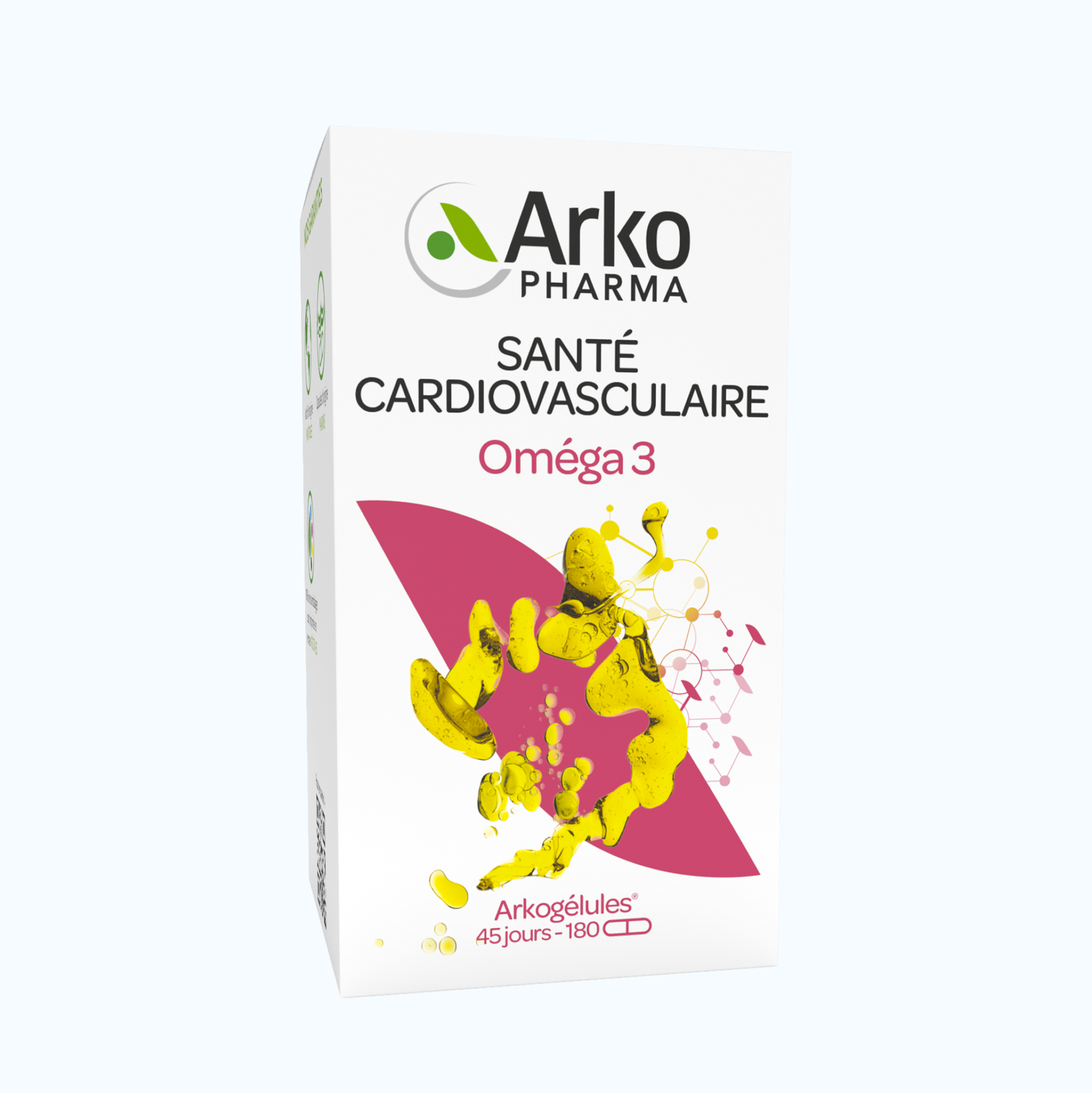 TPBVSK ARKOPHARMA Arkogelules Omega 3- Hỗ Trợ Tăng Cường Sức Khỏe Tim Mạch (Hộp 180 viên)